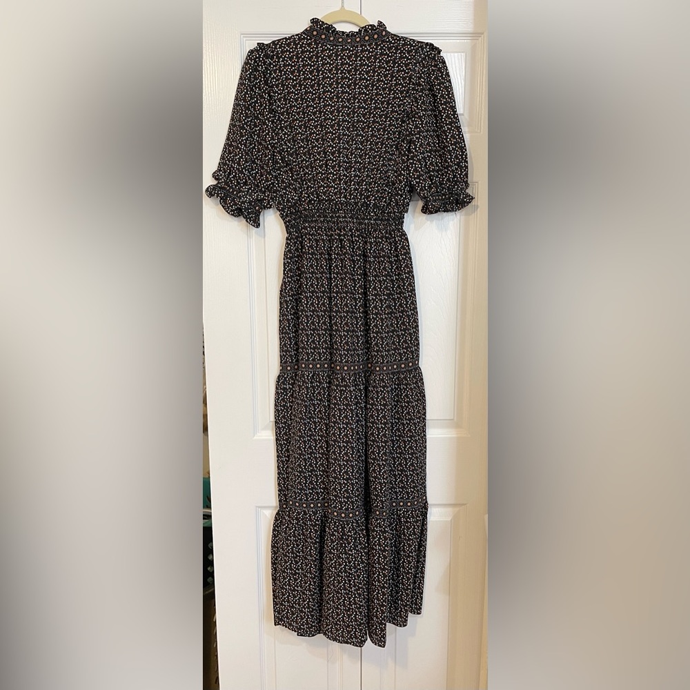Max Studio Black Floral Maxi Dress - Picture 4 of 7